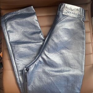Rockies Metallic Blue Women's Jeans